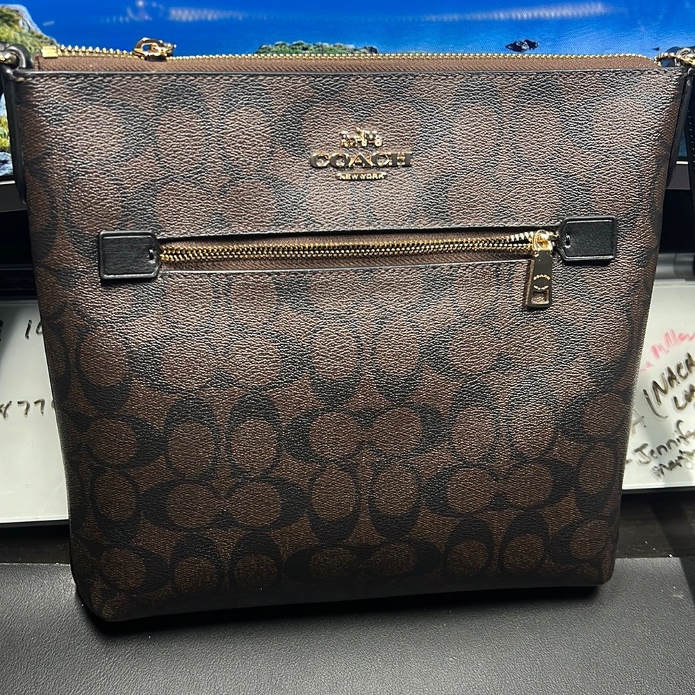 Coach Rowan’s File Bag in Signature Canvas